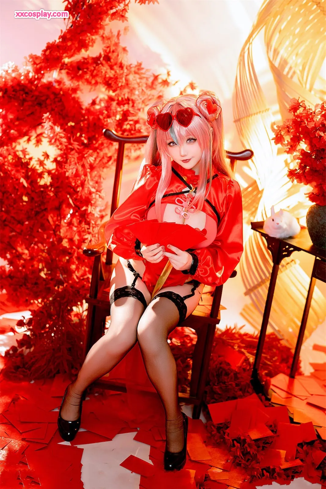 Xing Zhi Chi Chi en Bremerton en Qipao du Nouvel An